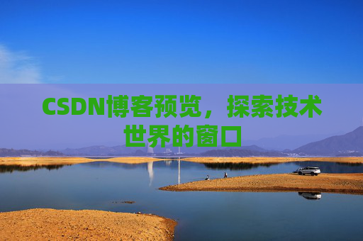CSDN博客预览,探索技术世界的窗口